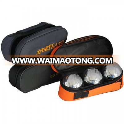 out door boule game ball set with nylon bag