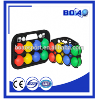 plastic bocce ball set / PE plastic petanque balls set